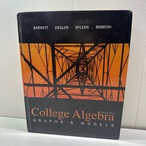 College algebra: graphs. And models